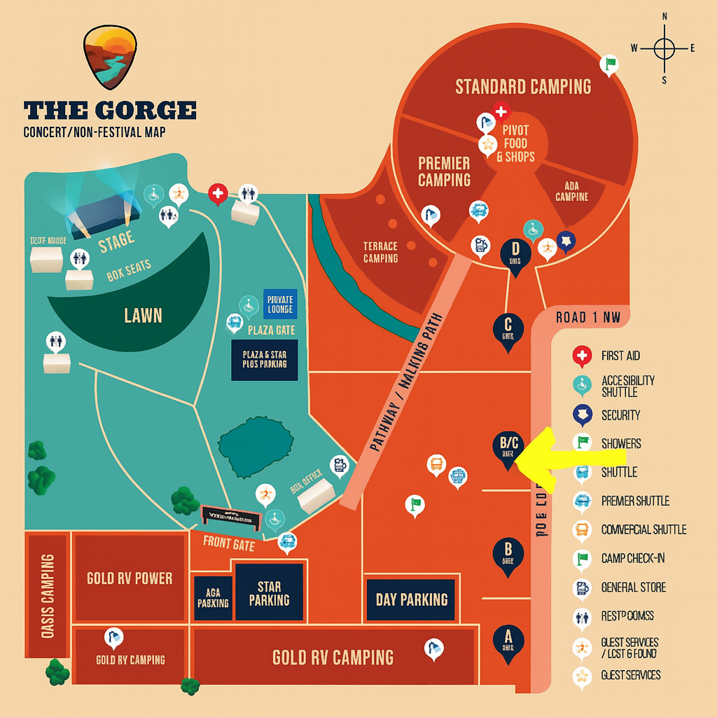 The Gorge Map